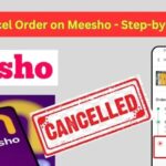 how to cancel the order in meesho