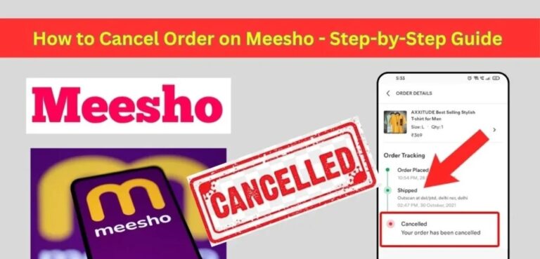 how to cancel the order in meesho